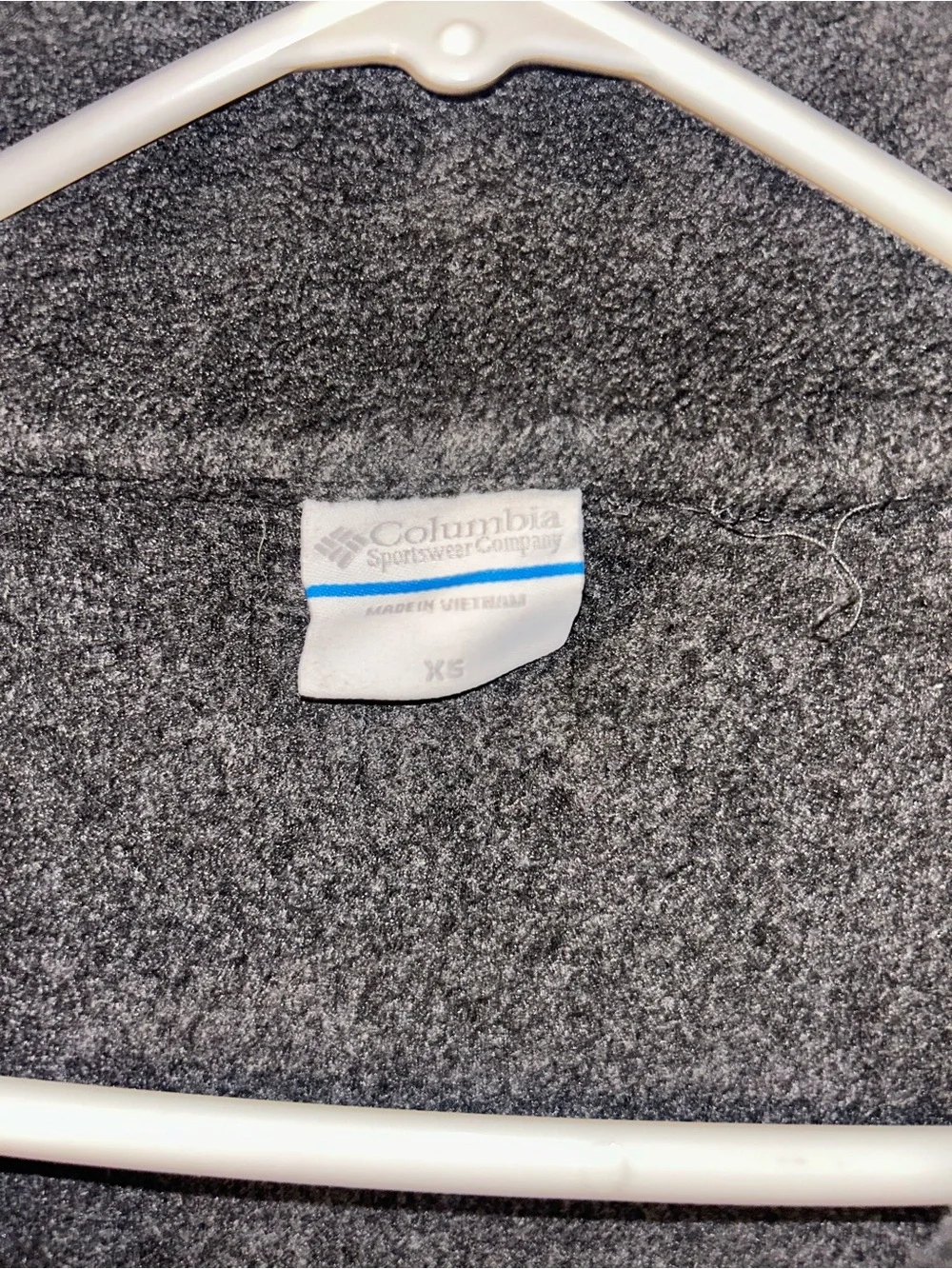 Columbia Men's Charcoal Gray Full-Zip Fleece Jacket